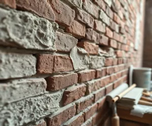 Tynkowanie Starej Ściany Z Cegły