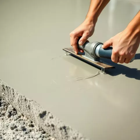 Zacieranie Betonu Cementem