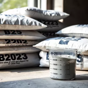 cement b25 w workach wydajność